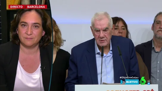 El enfado de Ada Colau con Ernest Maragall El enfado de Ada Colau con Ernest Maragall
