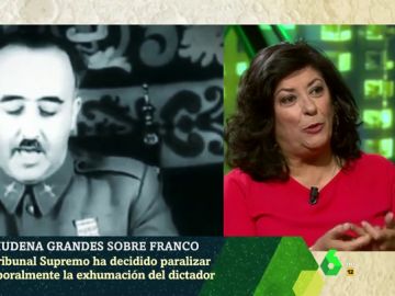 Almudena Grandes critica la paralización de la exhumación de Franco: "El Supremo toma postura a favor de la dictadura" Almudena Grandes critica la paralización de la exhumación de Franco: "El Supremo toma postura a favor de la dictadura"