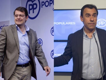 El presidente del PP en Castilla y León, Alfonso Fernández Mañueco, y el excoordinador general del partido, Fernando Martínez Maíllo El presidente del PP en Castilla y León, Alfonso Fernández Mañueco, y el excoordinador general del partido, Fernando Martínez Maíllo