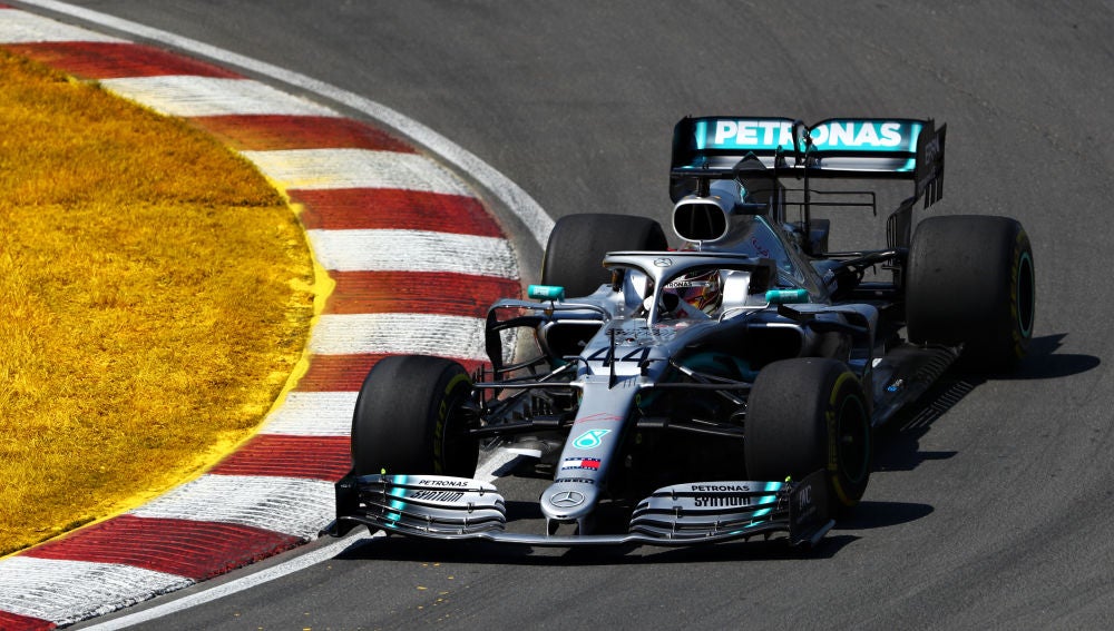 Lewis Hamilton, en el circuito de Canadá