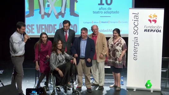 El teatro inclusivo celebra su décimo cumpleaños con el estreno de la obra 'Se vende ático' El teatro inclusivo celebra su décimo cumpleaños con el estreno de la obra 'Se vende ático'