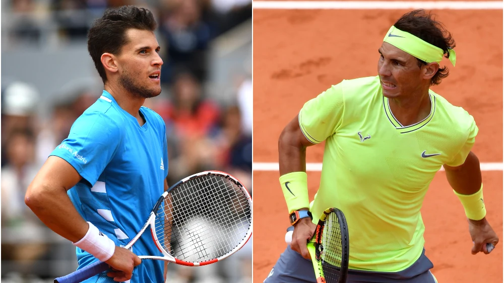 Dominic Thiem y Rafa Nadal