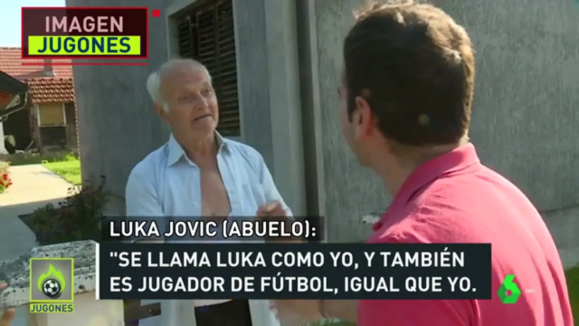 La familia y el pueblo de Jovic, rendido al joven jugador: "Siempre le veo cuando juega"