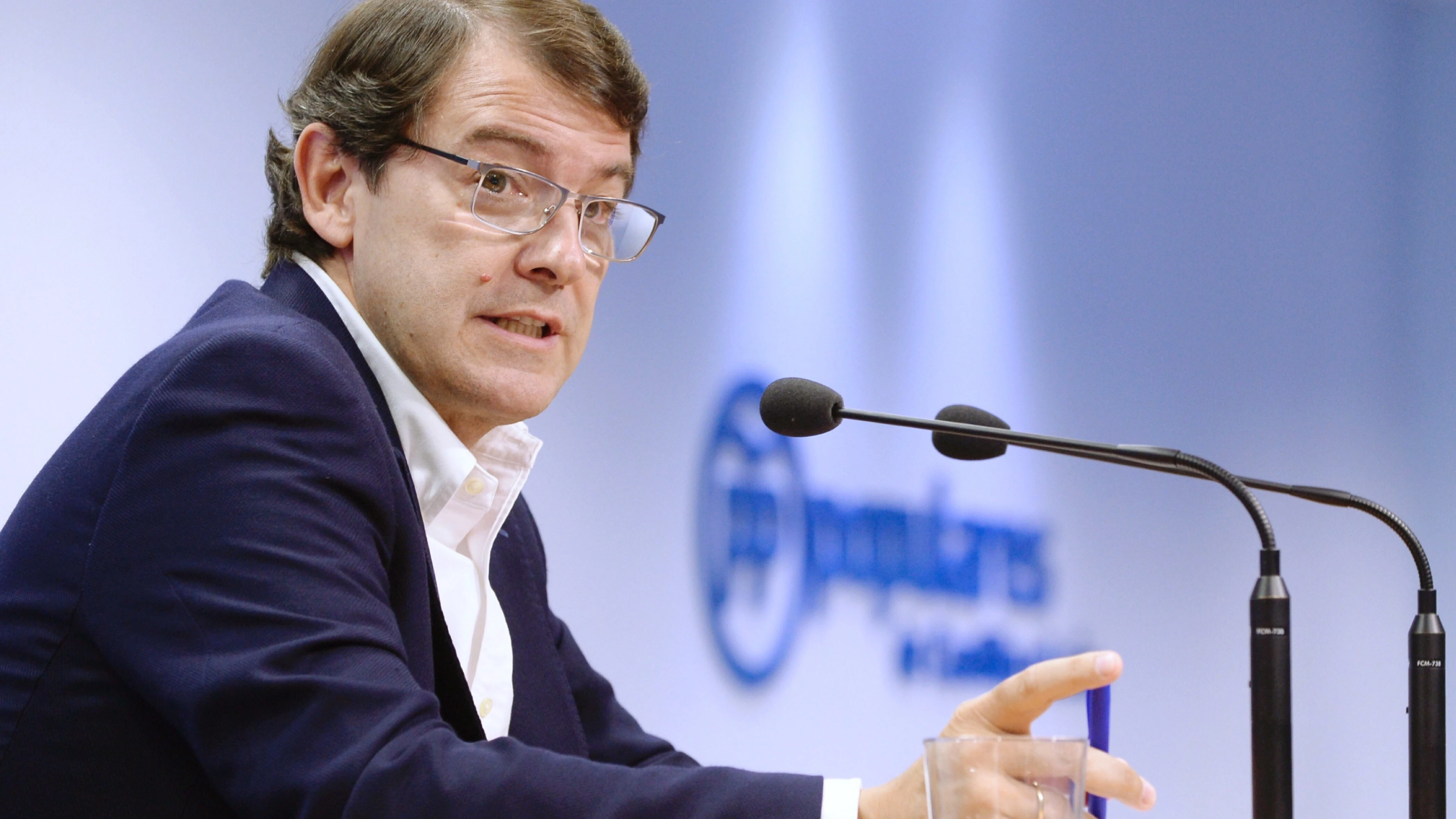 El presidente del PP de Castilla y León y candidato a la Presidencia de la Junta, Alfonso Fernández Mañueco