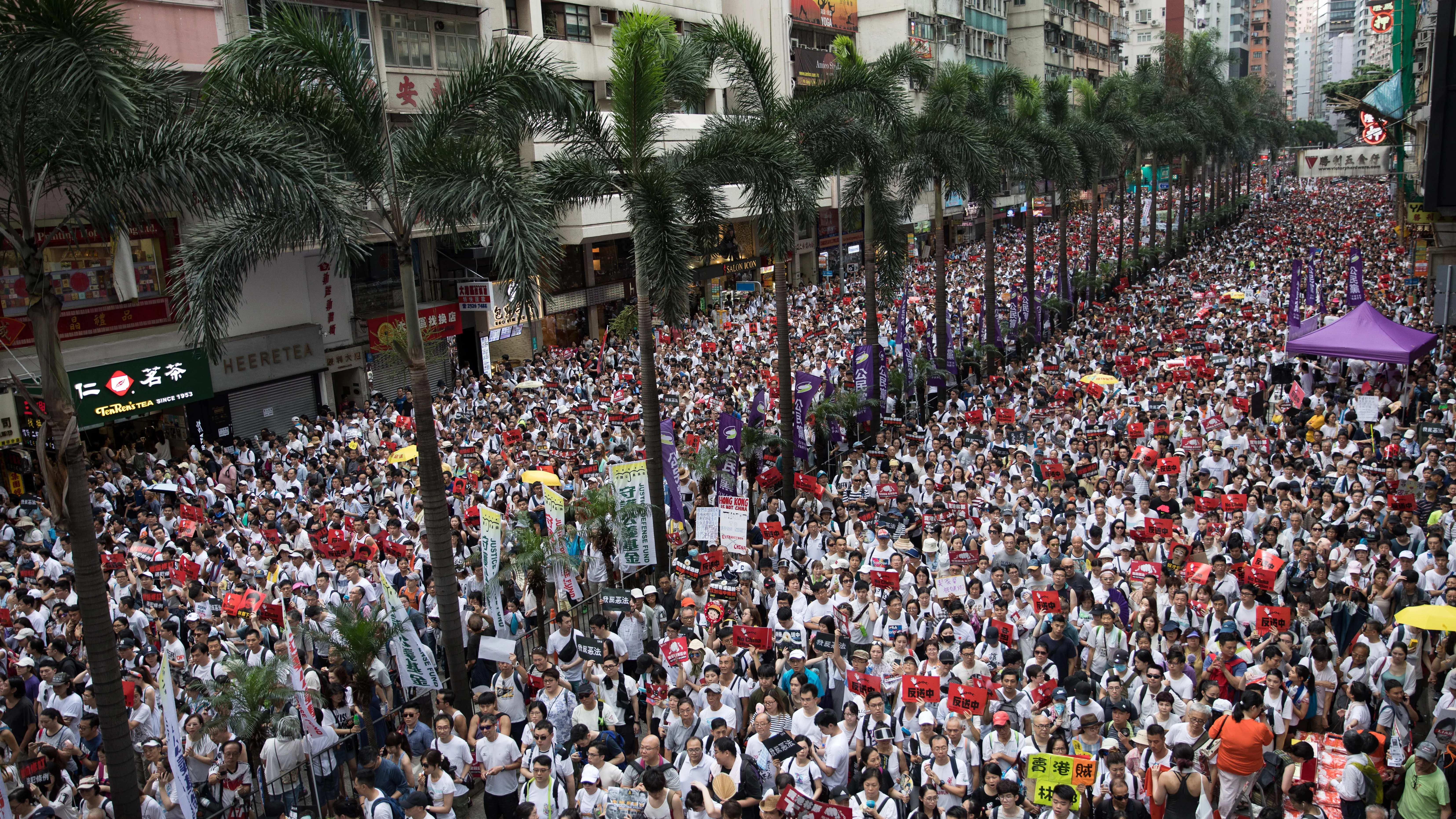 Disturbios en Hong Kong tras la masiva protesta contra la nueva ley de extradiciones a China