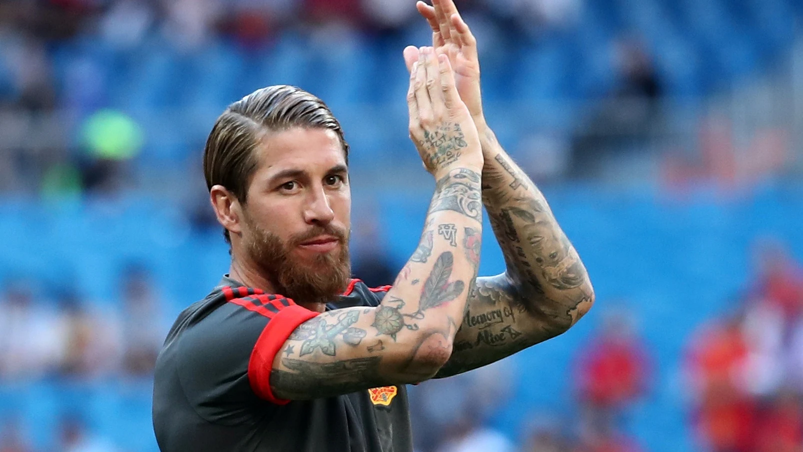 Sergio Ramos agradece el cariño a los aficionados