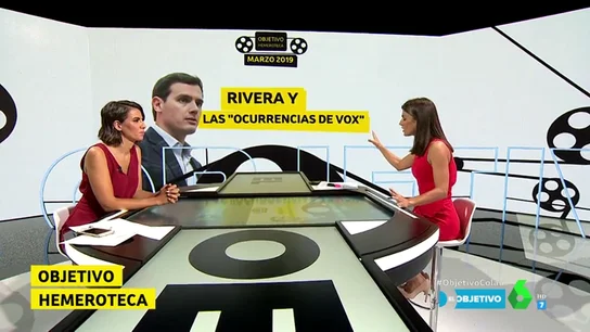 Objetivo Hemeroteca: Ciudadanos, de no querer negociar con Vox a sentarse con ellos Objetivo Hemeroteca: Cs, de no querer negociar con Vox a sentarse con ellos