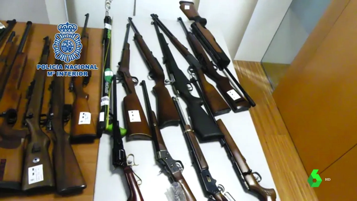 Armas de fuego intervenidas en Galicia Armas de fuego intervenidas en Galicia