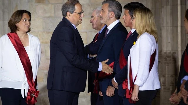 Manuel Valls niega el saludo a Quim Torra