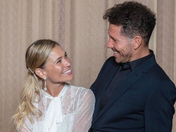 Simeone, con Carla Pereyra Simeone, con Carla Pereyra