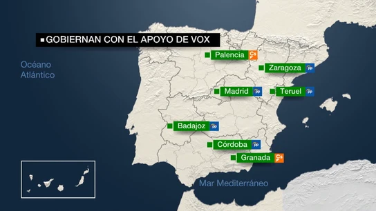 Gobiernan con el apoyo de Vox Gobiernan con el apoyo de Vox