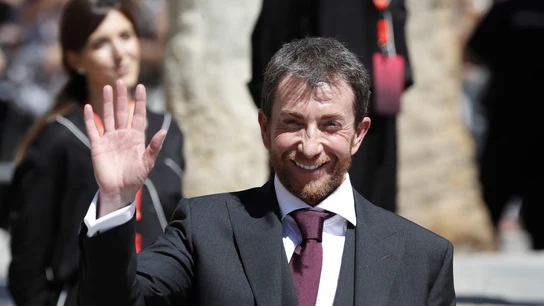 Pablo Motos, en la boda de Sergio Ramos y de Pilar Rubio Pablo Motos, en la boda de Sergio Ramos y de Pilar Rubio