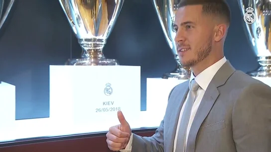 Eden Hazard ya habla como jugador del Real Madrid: "Es mi turno, quiero ganar una Champions League" Eden Hazard ya habla como jugador del Real Madrid: "Es mi turno, quiero ganar una Champions League"