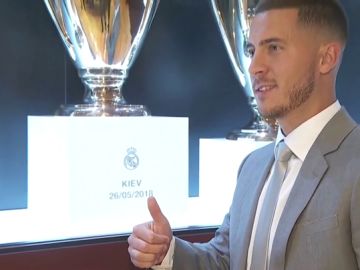 Eden Hazard ya habla como jugador del Real Madrid: "Es mi turno, quiero ganar una Champions League" Eden Hazard ya habla como jugador del Real Madrid: "Es mi turno, quiero ganar una Champions League"
