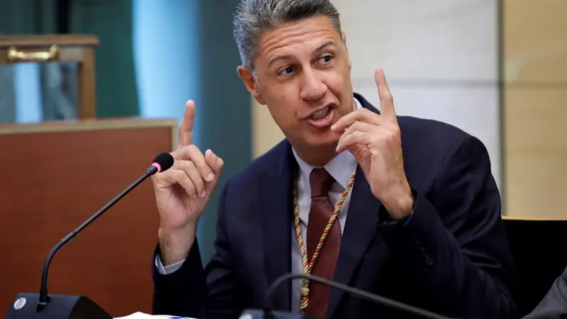 Xavier García Albiol, durante la constitución del Ayuntamiento de Badalona