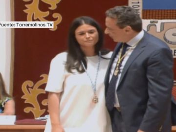 Lucía Cuín en el pleno en el que di la alcaldía al PSOE en Torremolinos Lucía Cuín en el pleno en el que di la alcaldía al PSOE en Torremolinos