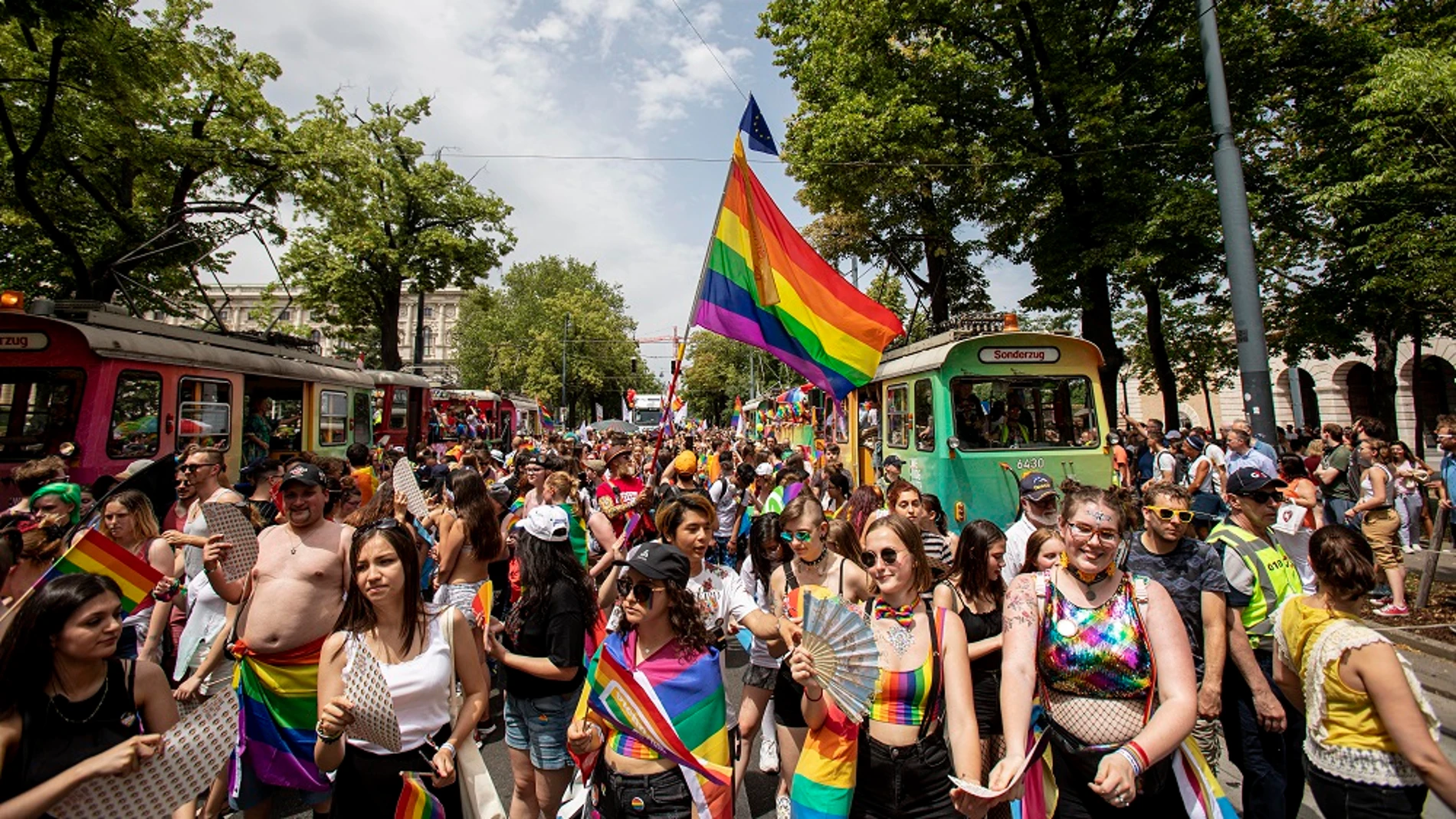 Desfile del Orgullo LGTBI en Viena