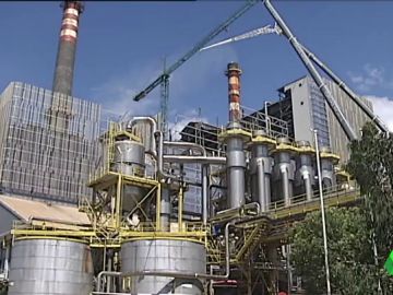 Fábrica ENCE en Pontevedra Fábrica ENCE en Pontevedra