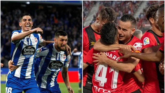 El Deportivo de La Coruña y el Mallorca El Deportivo de La Coruña y el Mallorca