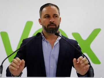 Santiago Abascal ante los medios (Archivo) Santiago Abascal ante los medios (Archivo)