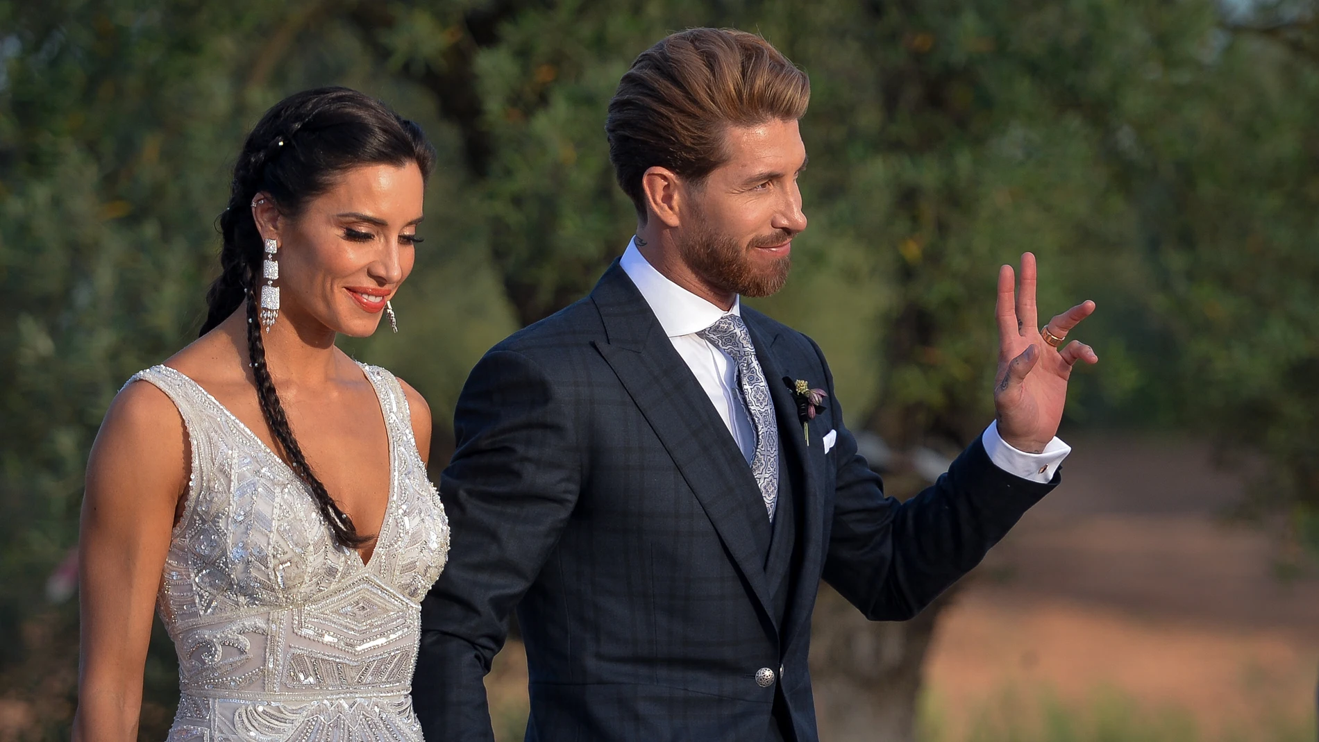 Pilar Rubio y Sergio Ramos después de su boda