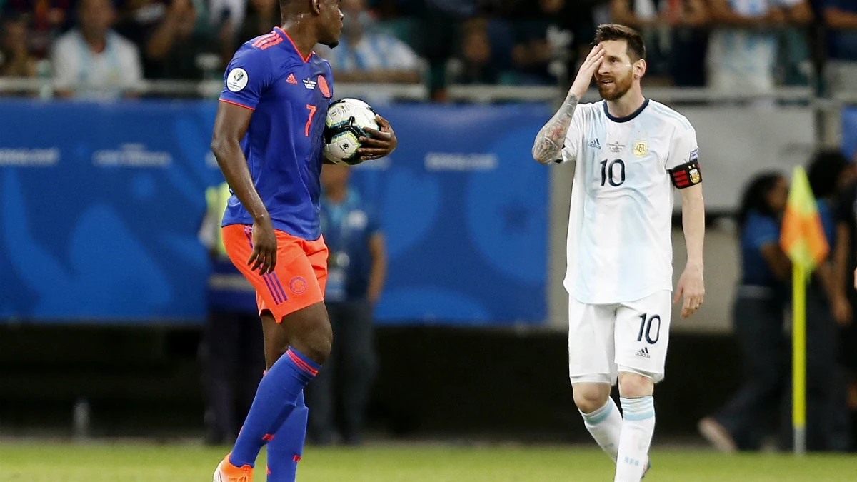 Messi, ante Colombia