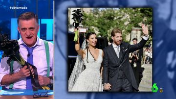 Wyoming se hace con el ramo de calas negras que utilizó Pilar Rubio en su boda con Sergio Ramos