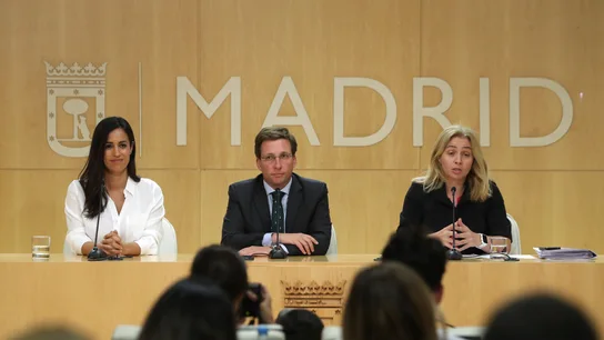 El alcalde de Madrid, José Luis Martínez-Almeida, y la vicelacaldesa, Begoña Villacís  El alcalde de Madrid, José Luis Martínez-Almeida, y la vicelacaldesa, Begoña Villacís