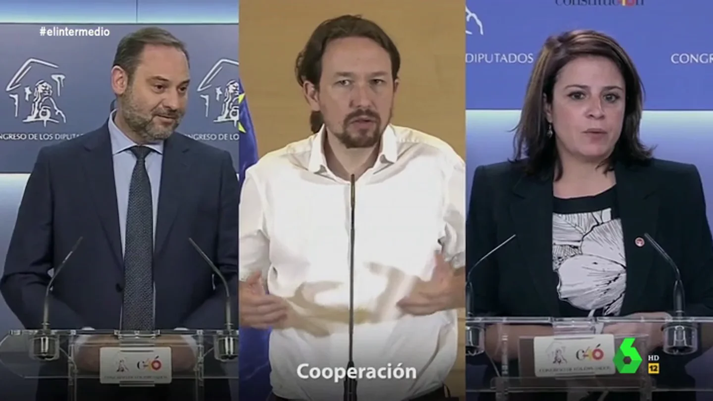 El 'hit' de Iván Lagarto sobre el posible acuerdo entre PSOE y Podemos: "Cooperación, cooperación, no es algo cerrado" El 'hit' de Iván Lagarto sobre el posible acuerdo entre PSOE y Podemos: "Cooperación, cooperación, no es algo cerrado"