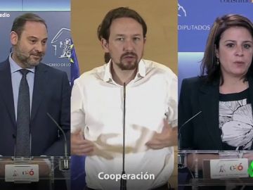 El 'hit' de Iván Lagarto sobre el posible acuerdo entre PSOE y Podemos: "Cooperación, cooperación, no es algo cerrado" El 'hit' de Iván Lagarto sobre el posible acuerdo entre PSOE y Podemos: "Cooperación, cooperación, no es algo cerrado"