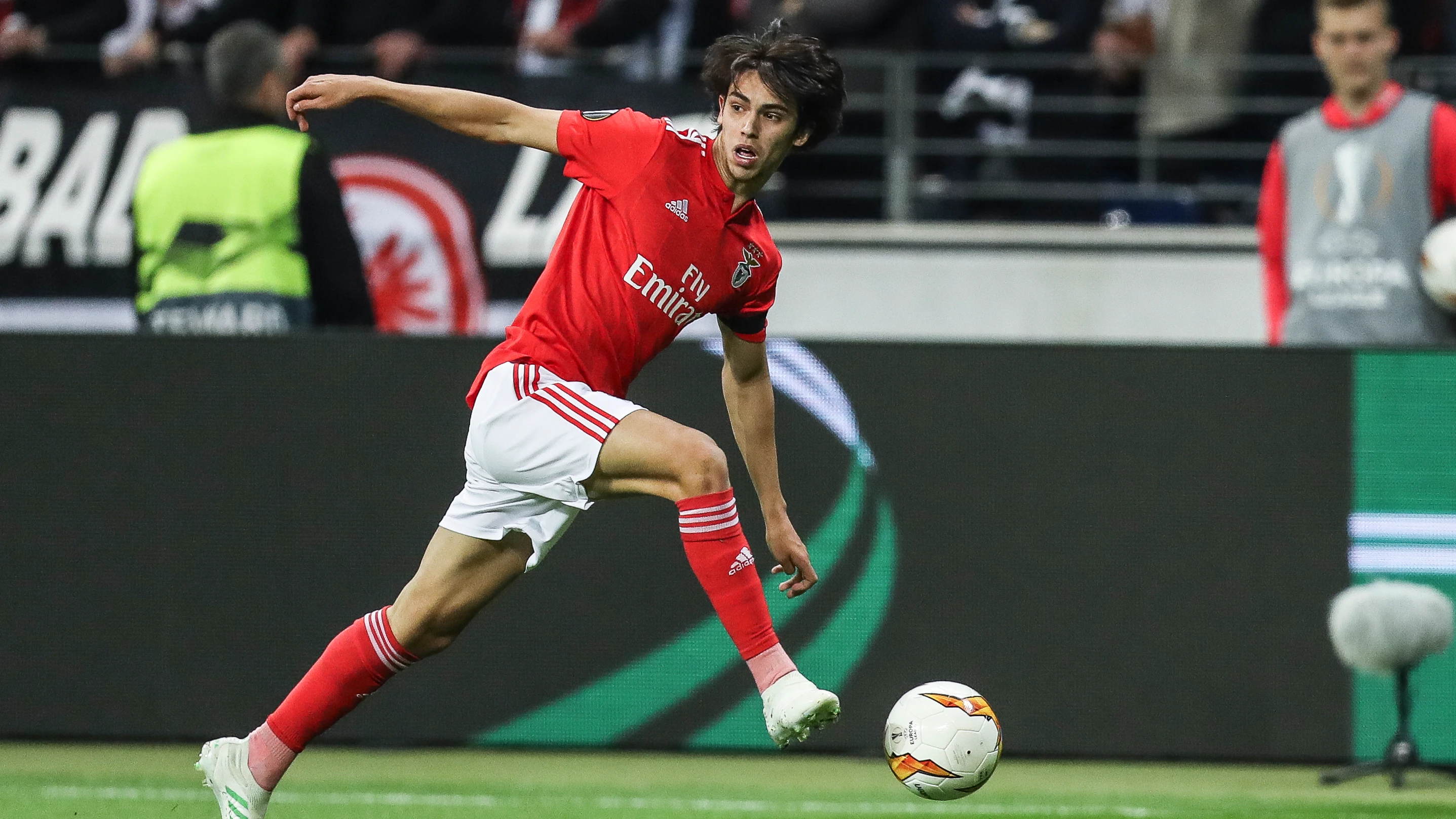 Joao Felix, durante un partido con el Benfica