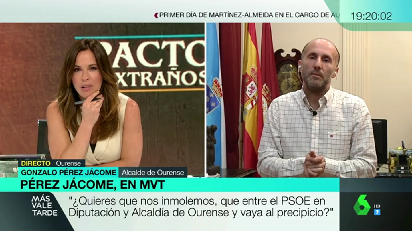 El alcalde de Ourense, de querer echar al PP a ganar con sus votos: "Pactaría con el demonio si consigo el cielo para la ciudad" El alcalde de Ourense, de querer echar al PP a ganar con sus votos: "Pactaría con el demonio si consigo el cielo para la ciudad"