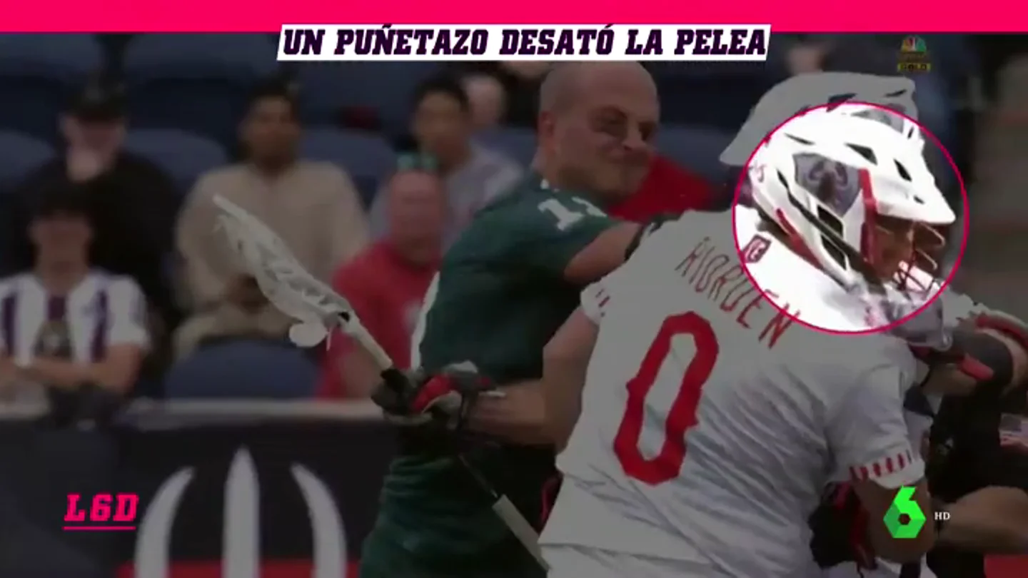 El otro lado del lacrosse: duras peleas que se sancionan... con dos minutos fuera del partido El otro lado del lacrosse: duras peleas que se sancionan... con dos minutos fuera del partido