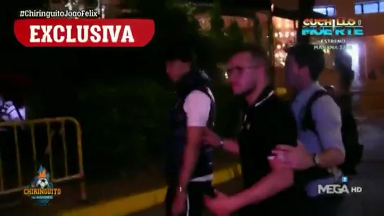 Joao Felix y Jorge Mendes, cazados por 'El Chiringuito' en Madrid Joao Felix y Jorge Mendes, cazados por 'El Chiringuito' en Madrid