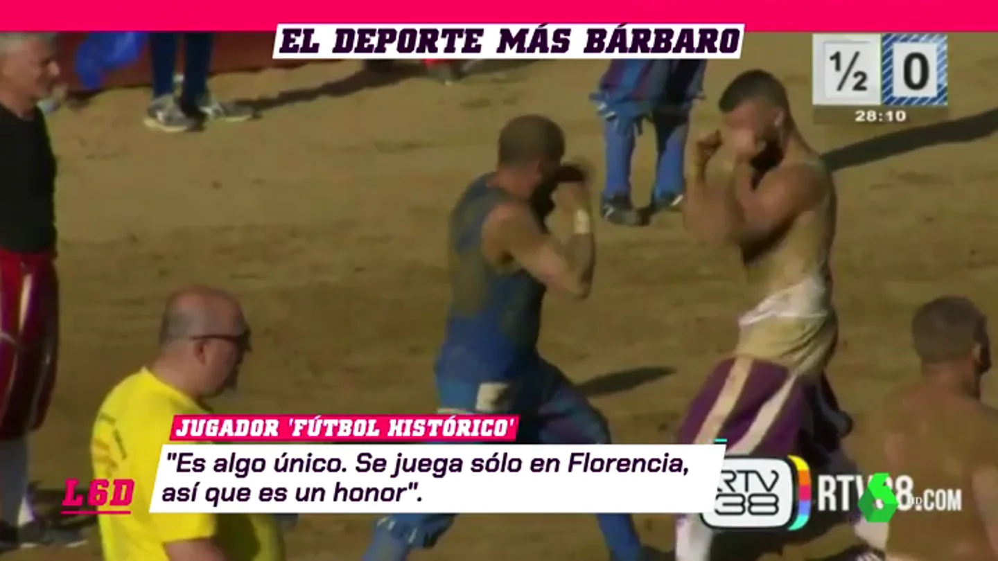 'Calcio Storico', el histórico y brutal fútbol florentino sin reglas 'Calcio Storico', el histórico y brutal fútbol florentino sin reglas