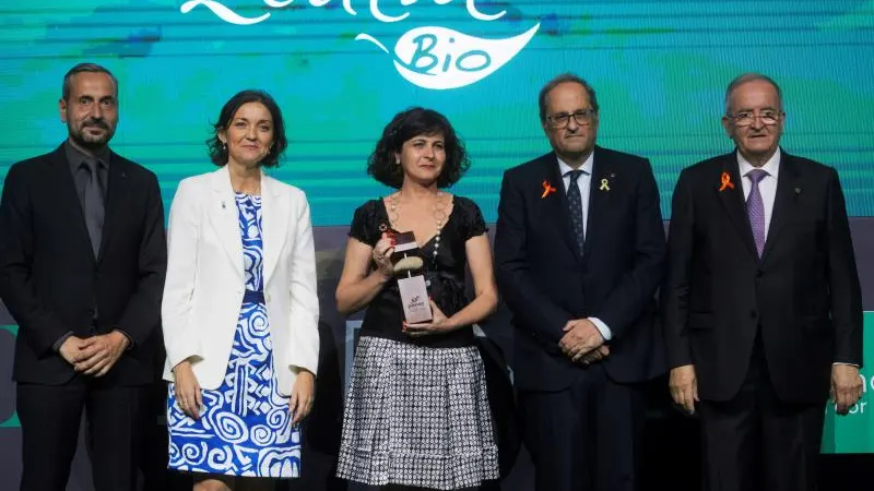 El president de la Generalitat, Quim Torra, en la entrega de los Premios Pimes