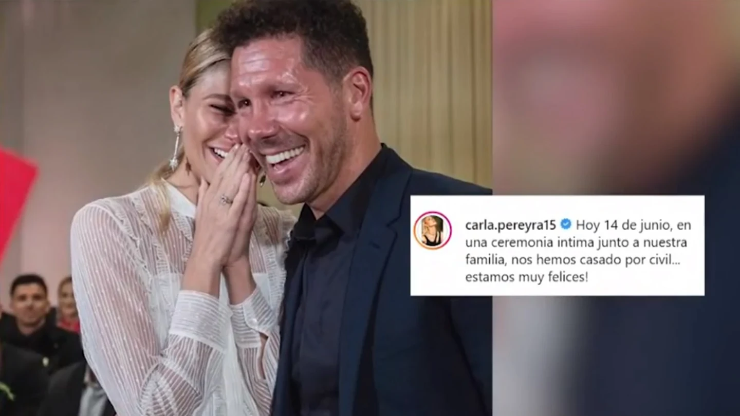Carla Pereyra y Cholo Simeone Carla Pereyra y Cholo Simeone