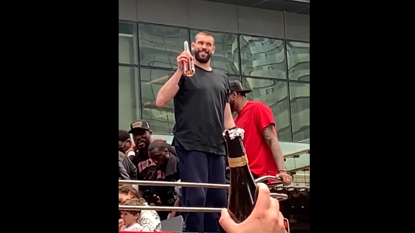 Marc Gasol, en la fiesta de los Raptors