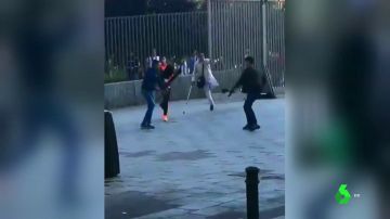 Brutal pelea a machetazos en un parque del barrio madrileño de Lavapiés