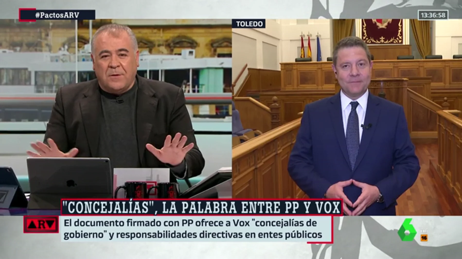 El presidente de Castilla-La Mancha en funciones, Emiliano García-Page