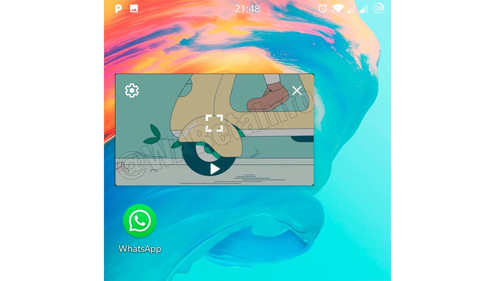El modo PiP de WhatsApp desde el inicio