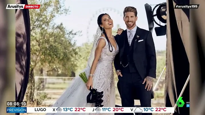 Pilar Rubio y Sergio Ramos muestran imágenes inéditas de su boda