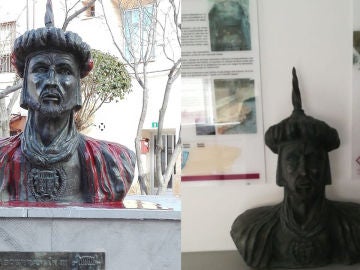 Busto de Abderramán III en Cadrete, Zaragoza Busto de Abderramán III en Cadrete, Zaragoza