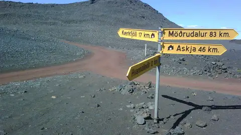 Señales en inslandés Señales en inslandés