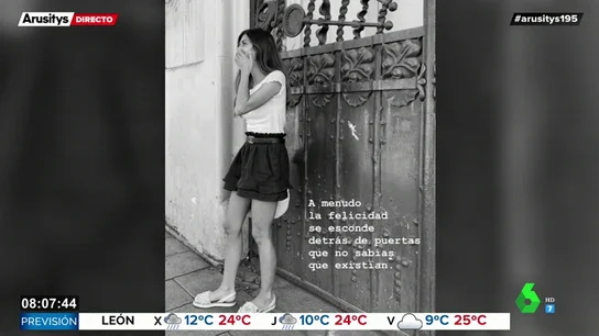 La emocionante reflexión de Sara Carbonero sobre la felicidad en plena recuperación de sus problemas de salud La emocionante reflexión de Sara Carbonero sobre la felicidad en plena recuperación de sus problemas de salud