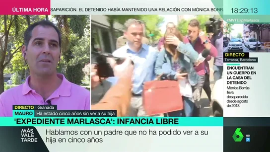 Mauro, un padre afectado por Infancia Libre: "Bajé al punto de encuentro con mi hija durante tres años, de manera infructuosa" Mauro, un padre afectado por Infancia Libre: "Bajé al punto de encuentro con mi hija durante tres años, de manera infructuosa"