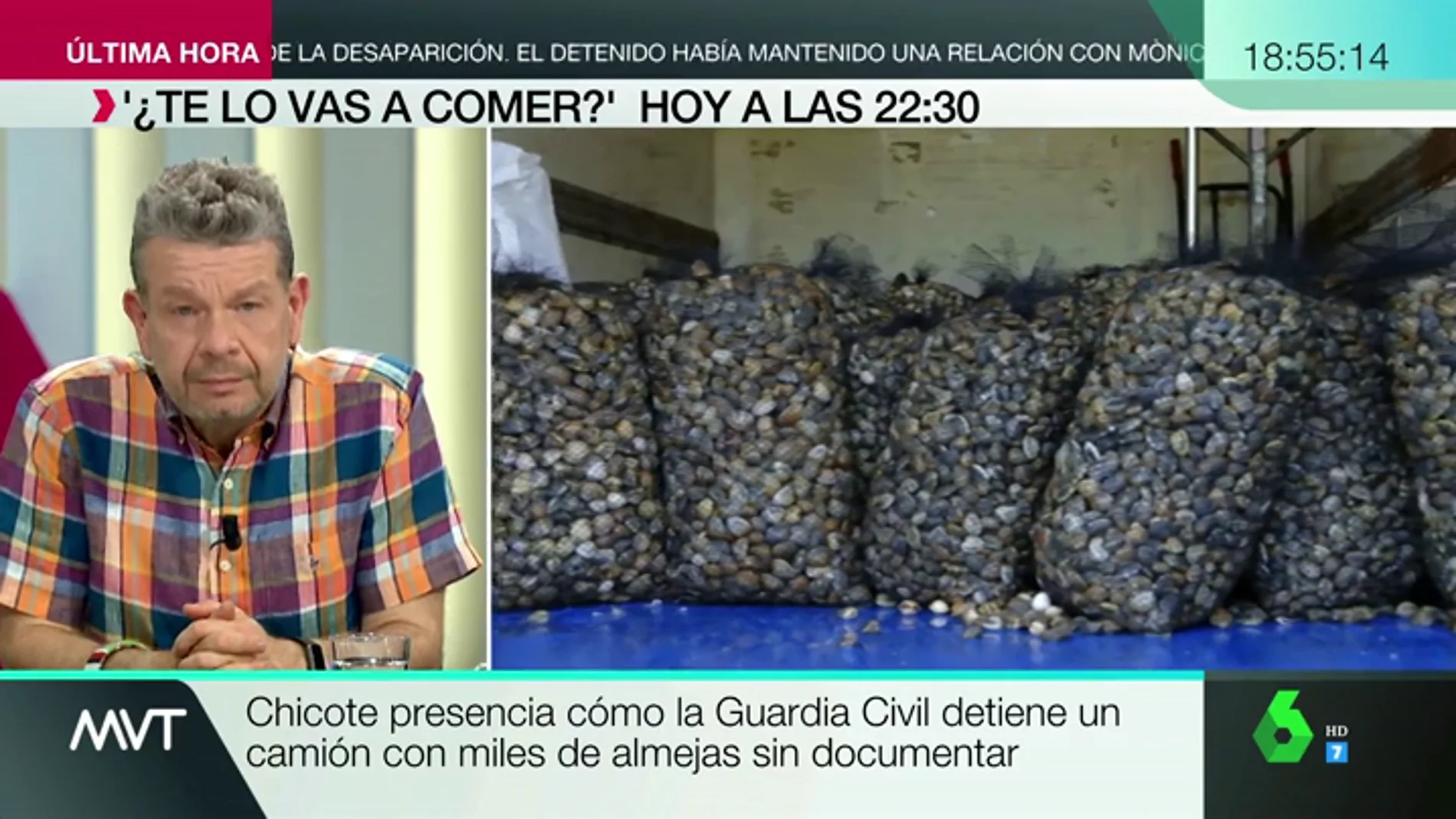 Chicote destapa el marisco ilegal en España: "Entran miles de kilos de almejas de playas cerradas por contaminación"