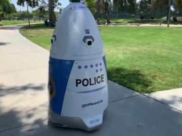 'HP Robocop', el nuevo agente de policía de California: patrulla la ciudad con cámaras incorporadas 'HP Robocop', el nuevo agente de policía de California: patrulla la ciudad con cámaras incorporadas