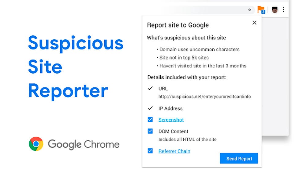 Así podemos reportar una web