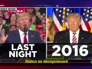 Estas son las diferencias entre el discurso de la campaña de Donald Trump en 2016 y su discurso de reelección Estas son las diferencias entre el discurso de la campaña de Donald Trump en 2016 y su discurso de reelección